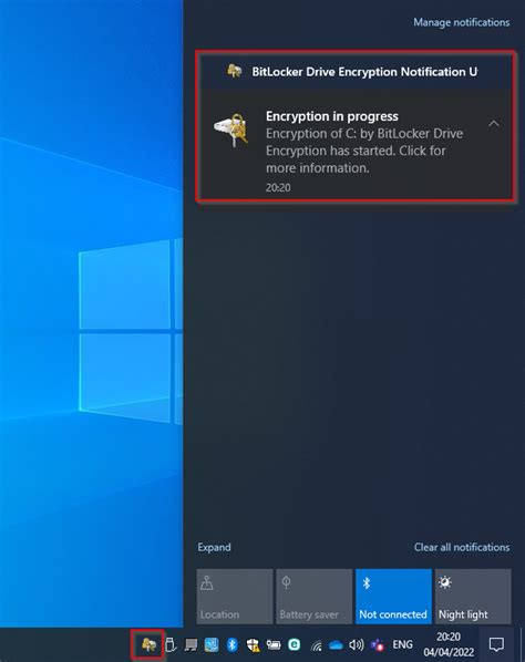 BitLocker Drive Encryption Notifications に対する画像結果