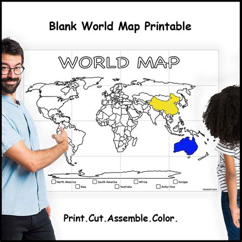 Image result for 8.5 X 11 Printable World Map