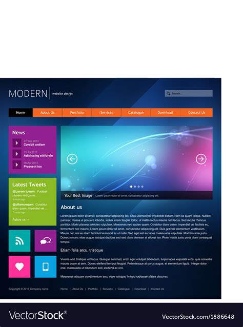 Image result for Homepage Design Templates