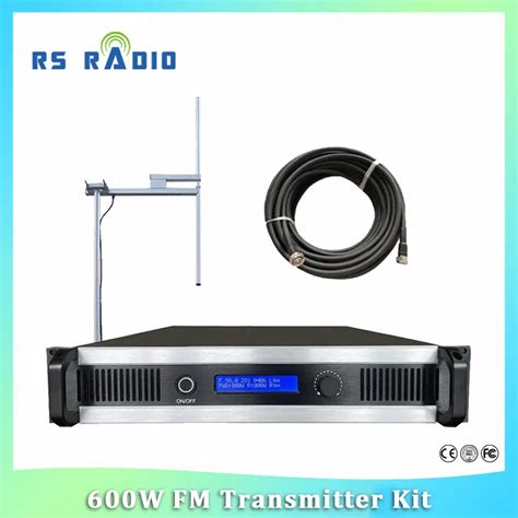 FM Radio Station Transmitter: 600W FM Transmitter Kit With Dipole ...