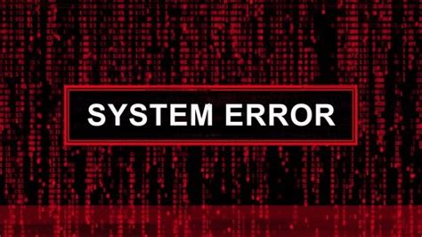 System Error Matrix に対する画像結果