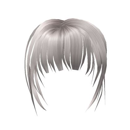 Image result for Bangs White Hair Roblox