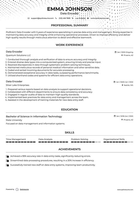Image result for Data Encoder Skills