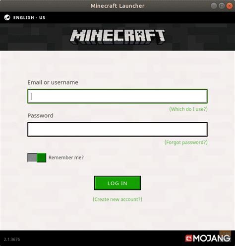 Image result for Minecraft Launcher Mojang Account