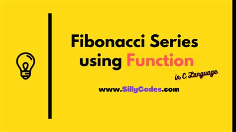 Image result for Fibonacci Series in C Output