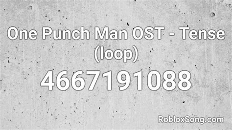 Image result for One Punch Man Roblox Image ID
