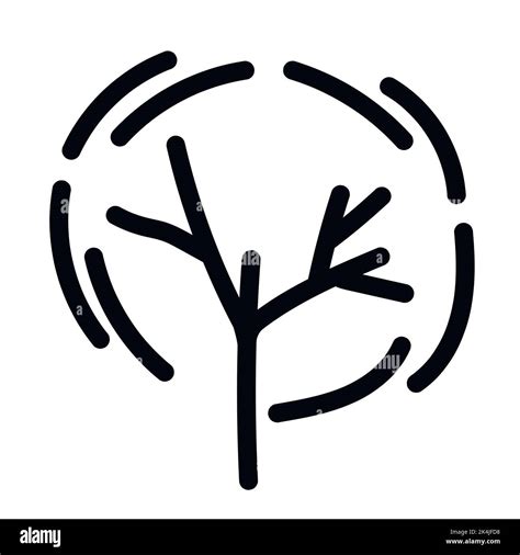 Image result for Tree Symbol Black and White