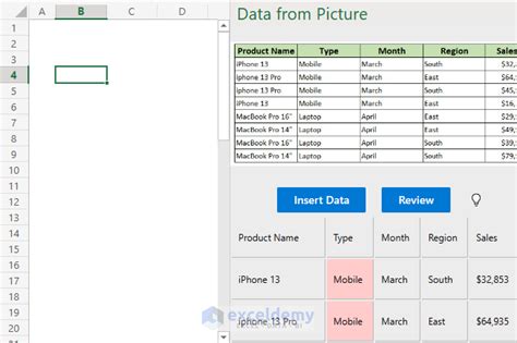 Image result for How to Insert Extra Table in Excel