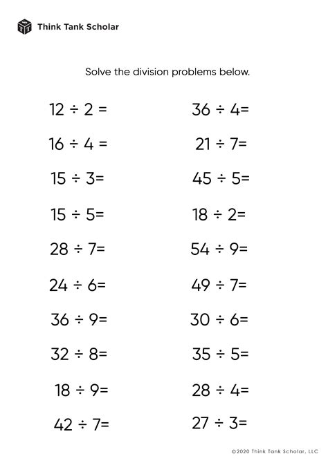 Image result for Beginning Division Worksheets Free