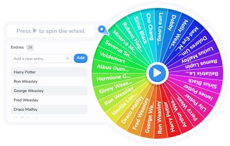 Toradh íomhá ar Random Wheel Spinner