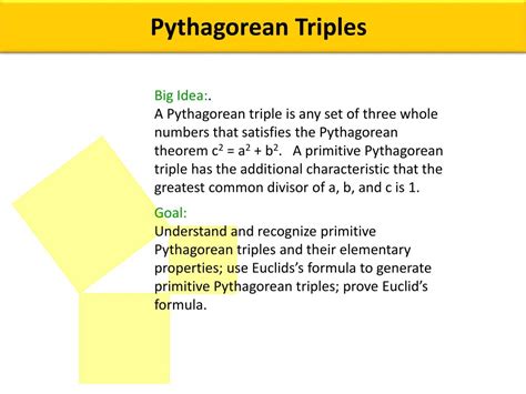 Toradh íomhá ar Pythagorean Theorem Number Sets