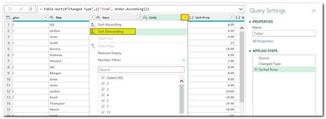 Image result for Power Query Formula Custom Sort