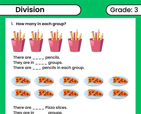 Image result for Beginning Division Worksheets Free