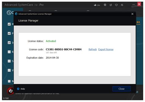Toradh íomhá ar Activation Key for Advanced SystemCare 14