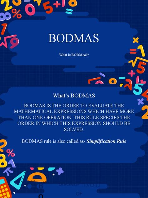 Image result for Bodmas