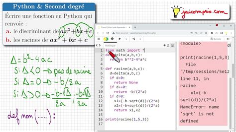 Image result for Commande Fonction Derivee Python