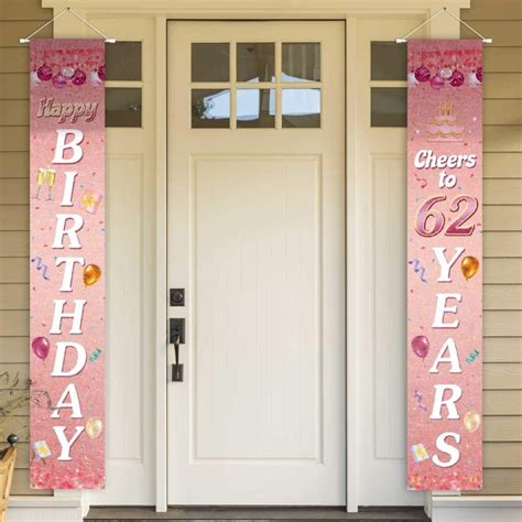 Image result for 62 Birthday Banner