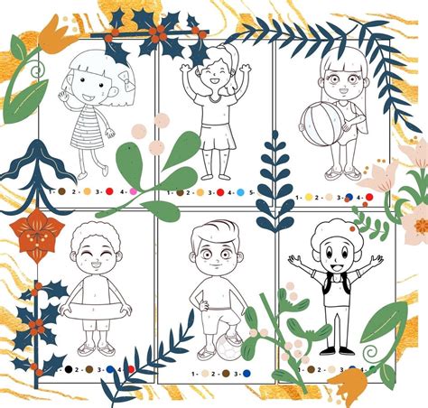 Image result for Color by Number for Kids