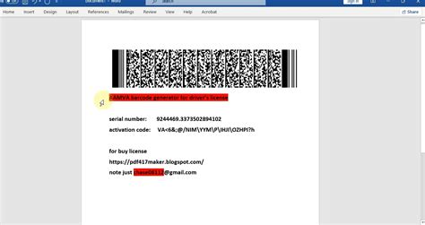 Image result for Free Drivers License with Barcode Generator