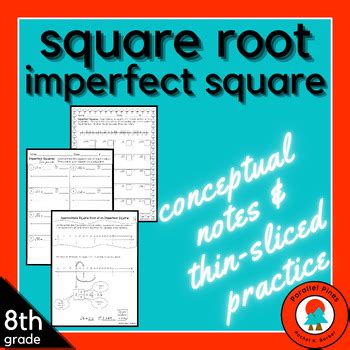 Image result for Imperfect Square Root Worksheet