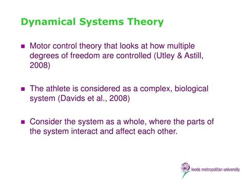 Image result for Example of Dynamic Systems Theory