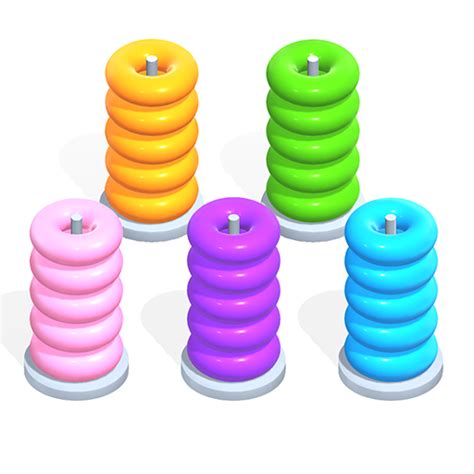 Image result for Color Hoop Stack Game