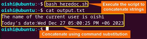 Image result for String Concatenation in Bash Script