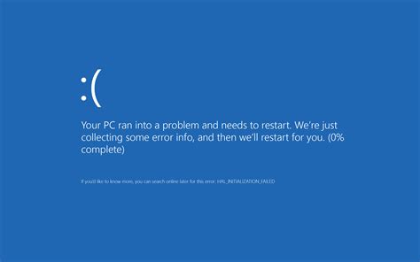Windows 10 Blue Screen に対する画像結果