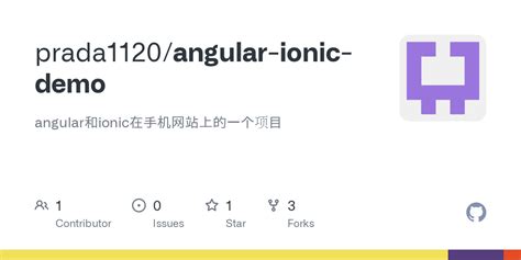 Image result for Ionic7 Angular GitHub