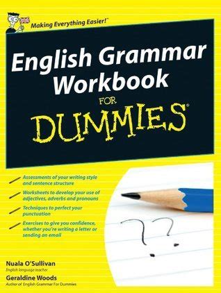 Image result for English Grammar Workbook For Dummies