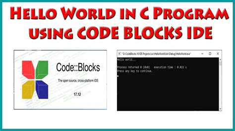 Image result for Hello World in Code Blocks C++