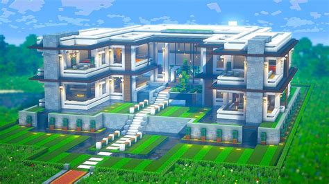 Image result for Large Modern House Minecraft Tutorial