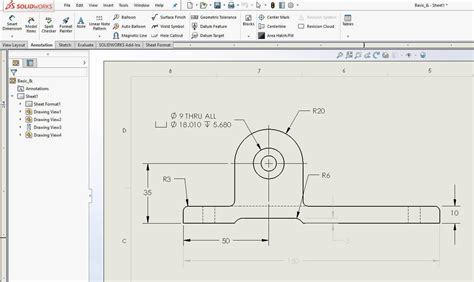 Afbeeldingsresultaten voor Tab Symbol in SolidWorks Dimension
