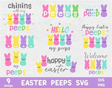 Image result for Easter Peeps SVG