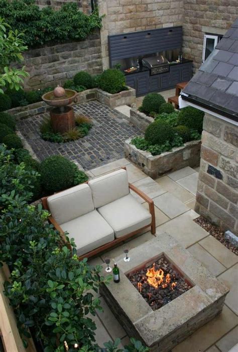 Seating Area With a Fireplace in the Garden - 55 Tips and Ideas