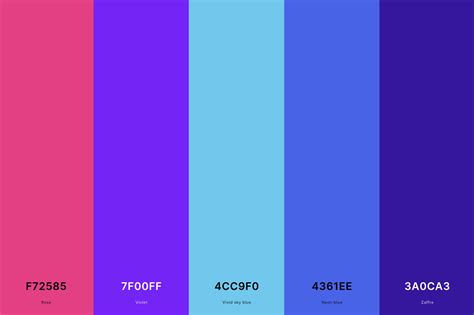 Image result for Violet Pink Color Code