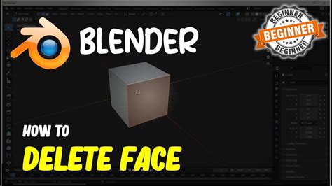 Toradh íomhá ar Blender How to Select and Delete