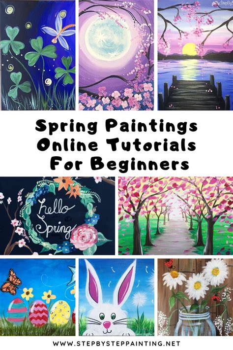 Spring Painting Ideas に対する画像結果