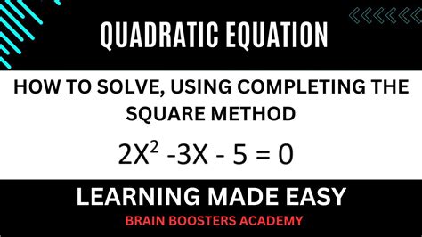 Image result for Complete Square Method
