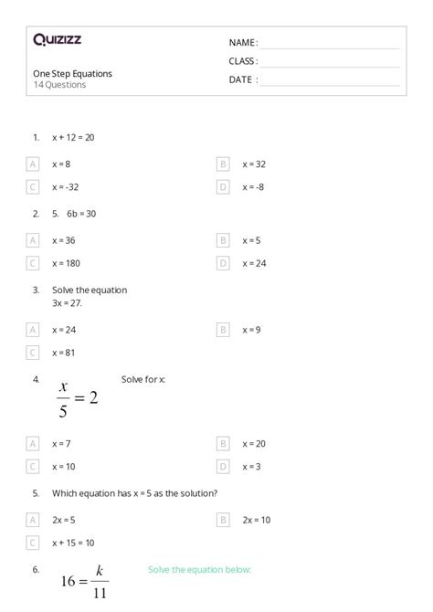 Find the Variable Grade 5 Worksheet に対する画像結果