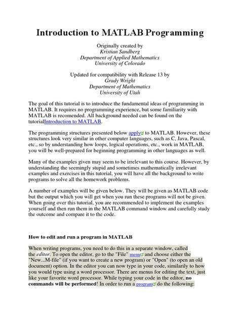 MATLAB Programming PDF に対する画像結果