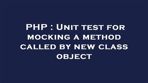 Image result for how to mock a method in test class by when
