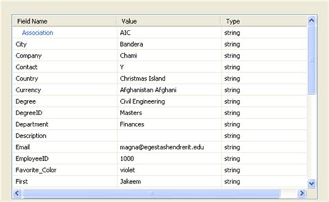 Image result for Flat File Profile Example