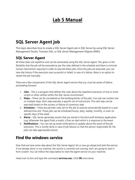 Image result for SQL Server Job Summary
