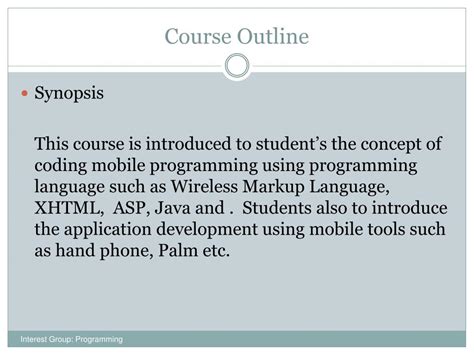 Image result for Mobile Programming PPT