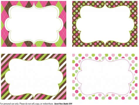 Toradh íomhá ar Printable Fancy Labels