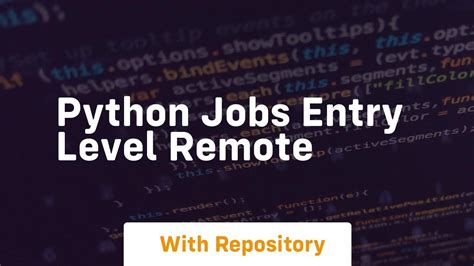 Image result for Remote Python Jobs