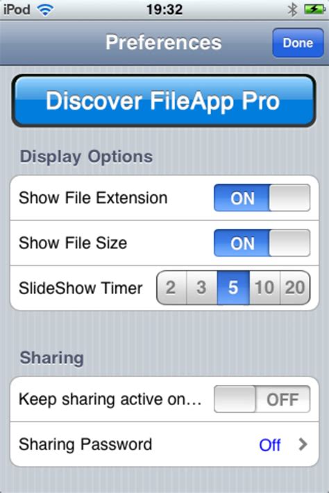 Toradh íomhá ar Android LG FileApp