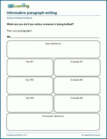Toradh íomhá ar 4th Grade Paragraph Writing
