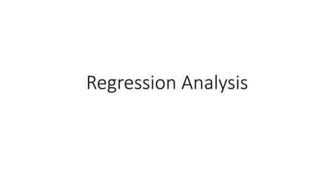 Toradh íomhá ar PowerPoint Multiple Linear Regression